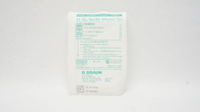 Braun 7A3842 Ndle. Infusion Set 21Ga x 1.8inch x 11inch x 0.6 mL